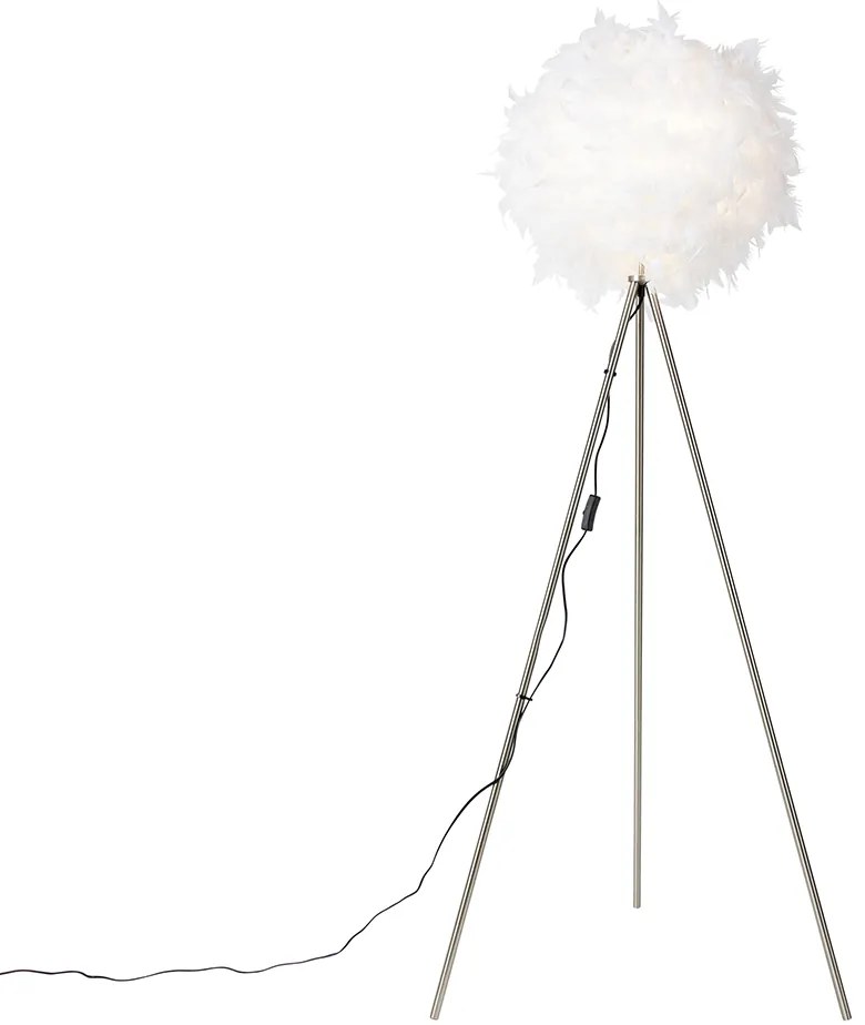 Candeeiro de pé inteligente romântico branco com Wi-Fi A60 - Feather