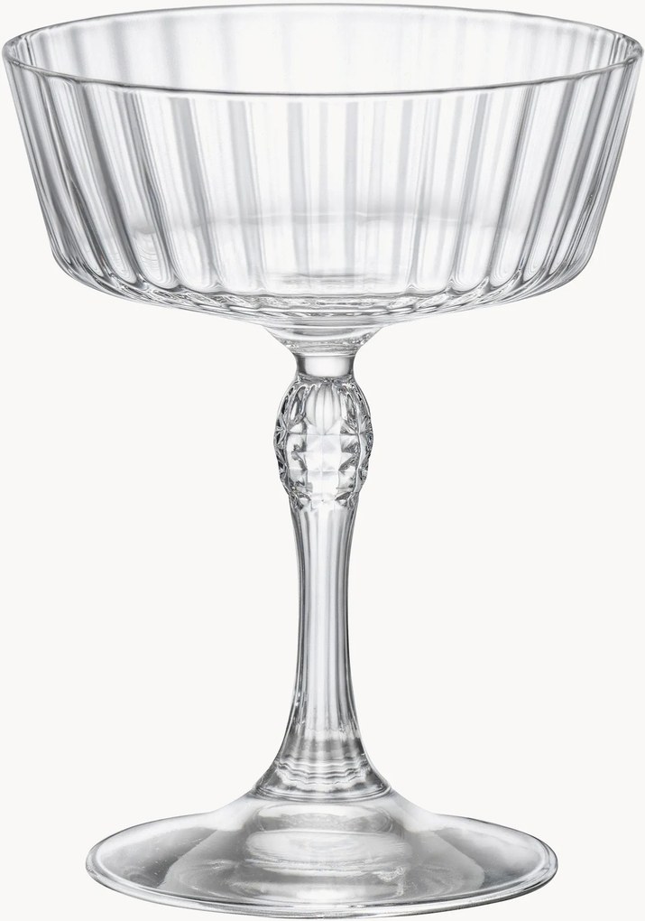 Taças de champanhe America'20s, conjunto de 6