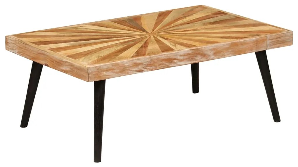 Mesa de centro madeira de mangueira maciça 90x55x36 cm