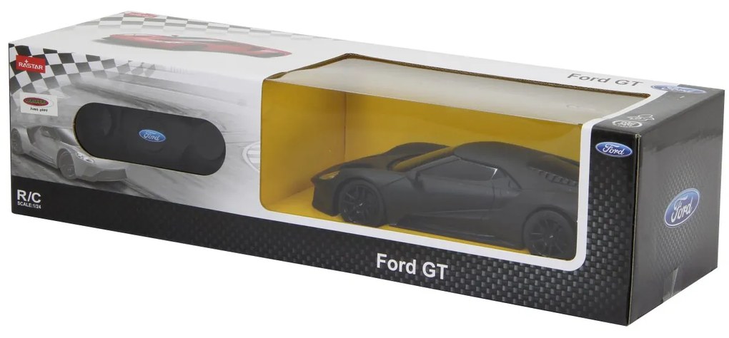 Carro Telecomandado Ford GT 1:24 2,4GHz Preto Mate