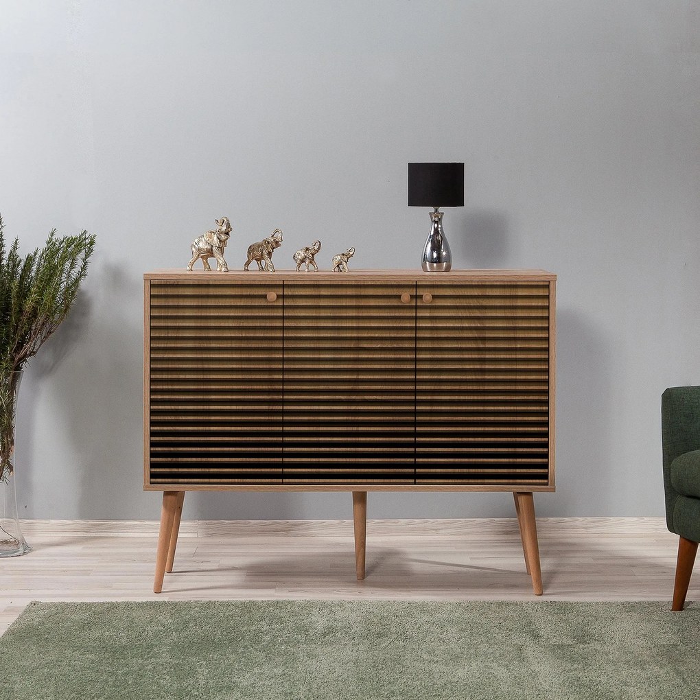 Console Mega – Carvalho Sonoma – 120x90x36 cm