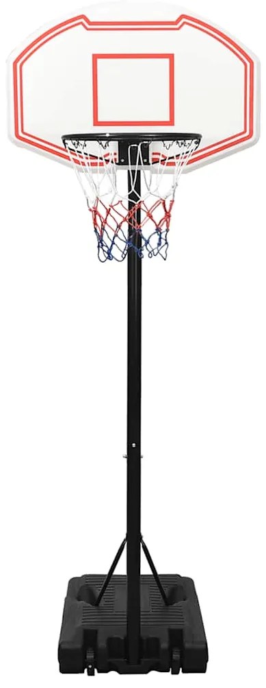 Tabela de basquetebol 237-307 cm polietileno branco