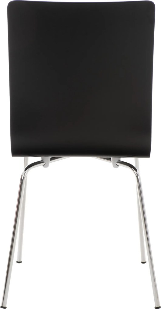 Conjunto de 2 cadeiras de cozinha e sala de jantar Pepe 43 x 87 x 47 cm Preto