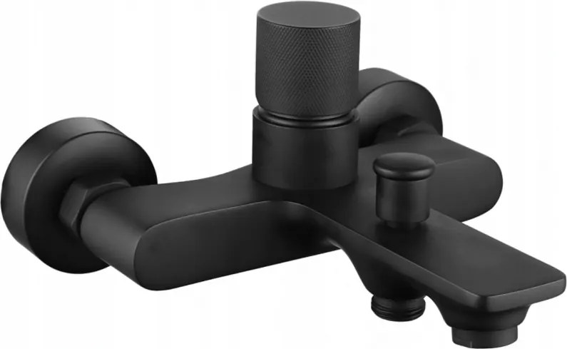 Mexen Royo One torneira de banheira, preta - 72231-70