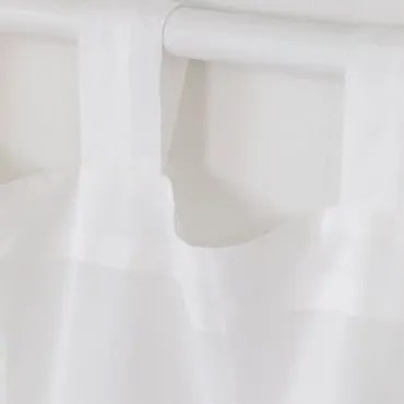 Cortina De 140x260 Cm Em Algodão Soyler Branco - Sklum