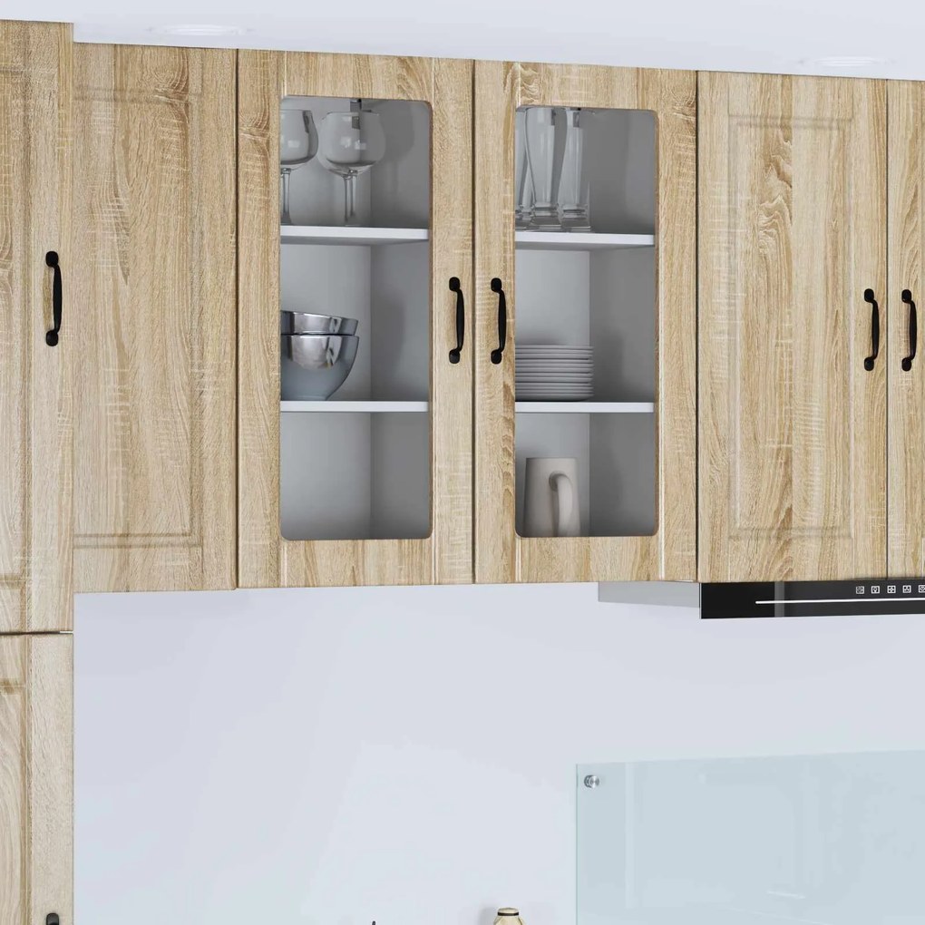 vidaXL Armário de Cozinha com porta Carvalho Sonoma 40 x 31 x 80 cm