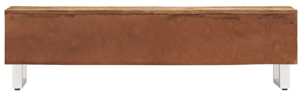 Suporte para TV madeira reciclada maciça 140x30x40 cm