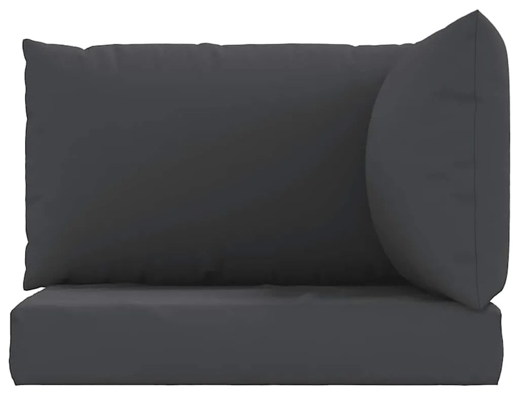 Almofadões para paletes 3 pcs tecido oxford preto