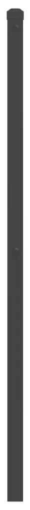 Cabeceira de cama 80 cm metal preto