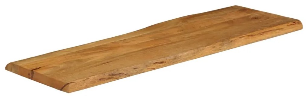 Tampo de mesa c/ borda viva 140x40x2,5 cm mangueira maciça