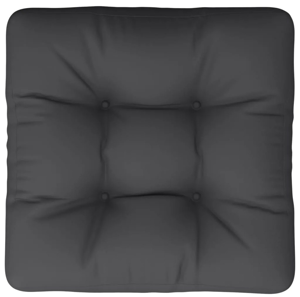 Almofadão para paletes 58x58x10 cm tecido preto