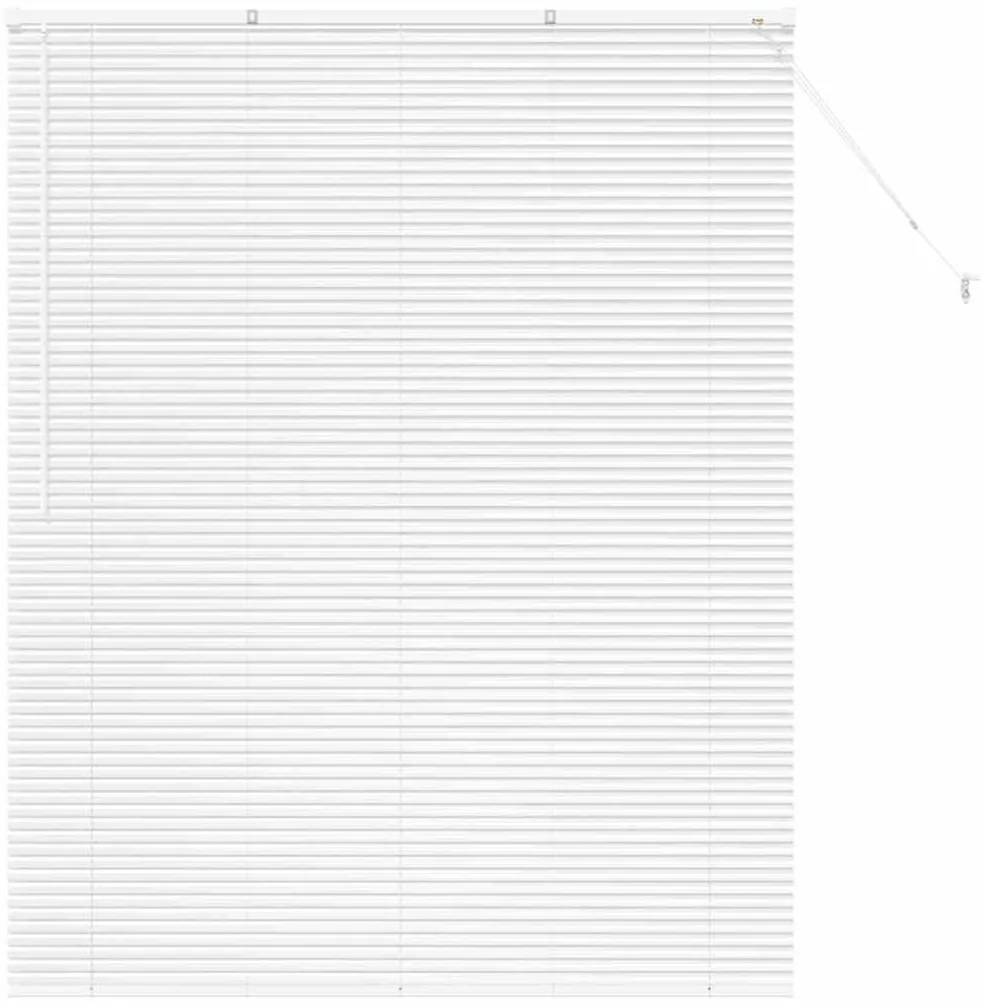 Persiana de Janela com cortinas Outros Manual Branco 80 x 130 cm Alumí