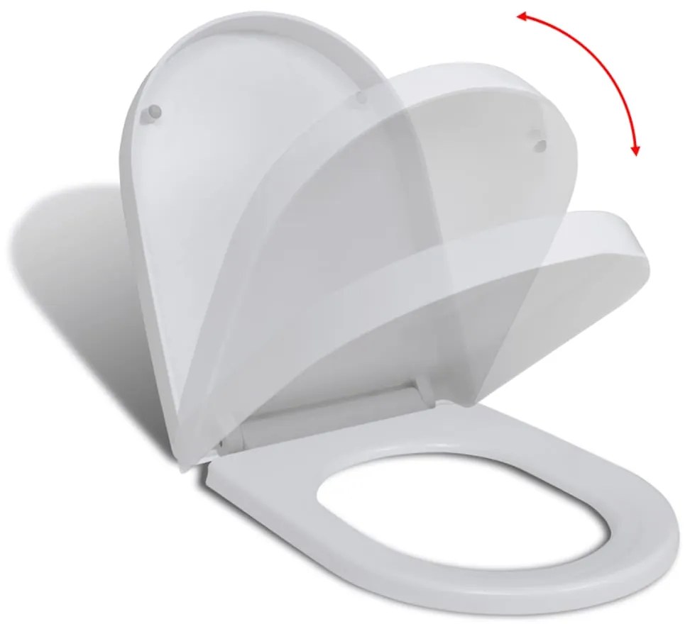 Tampo sanita fecho suave design remoção rápida quadrado branco