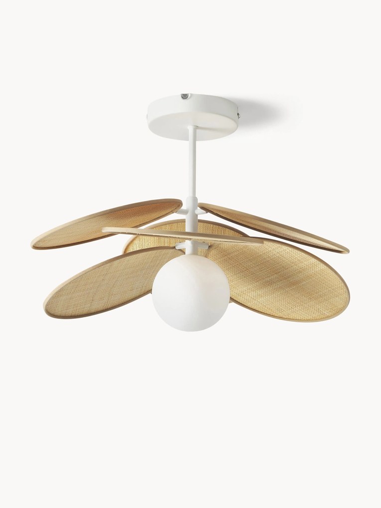 Ceiling Lamp Milani with Natural Fibre Decor
