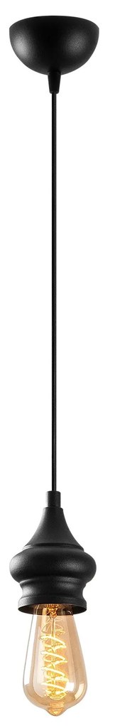 Candeeiro Chandelier Alaaddin – Preto – 9 x 9 cm