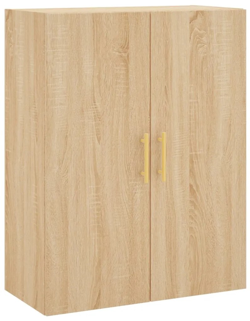 Armário alto 69,5x34x180 cm derivados de madeira cor sonoma