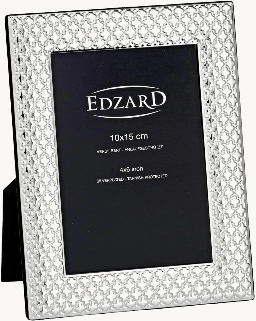 Moldura para fotos banhada a prata Ruggiano