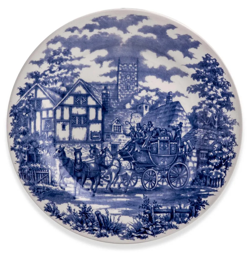 Prato Cena Inglesa Sopa Porcelana 22CM
