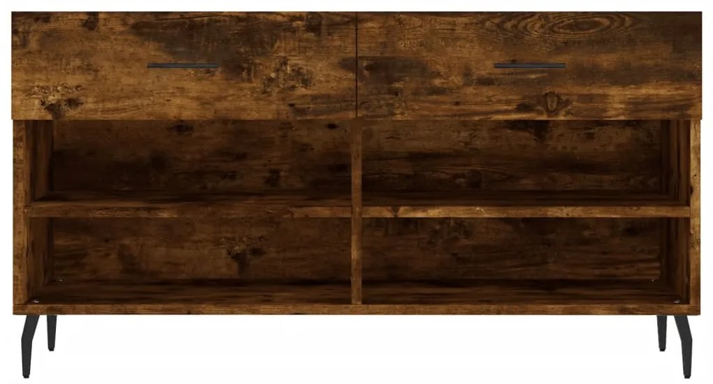 Banco sapateira 102x35x55 cm deriv. madeira carvalho fumado