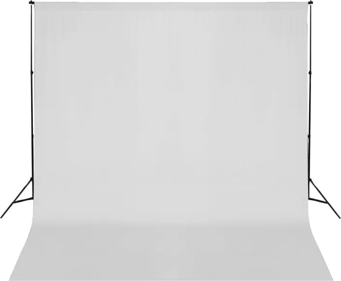 vidaXL Sistema porta-fundos 600 x 300 cm branco