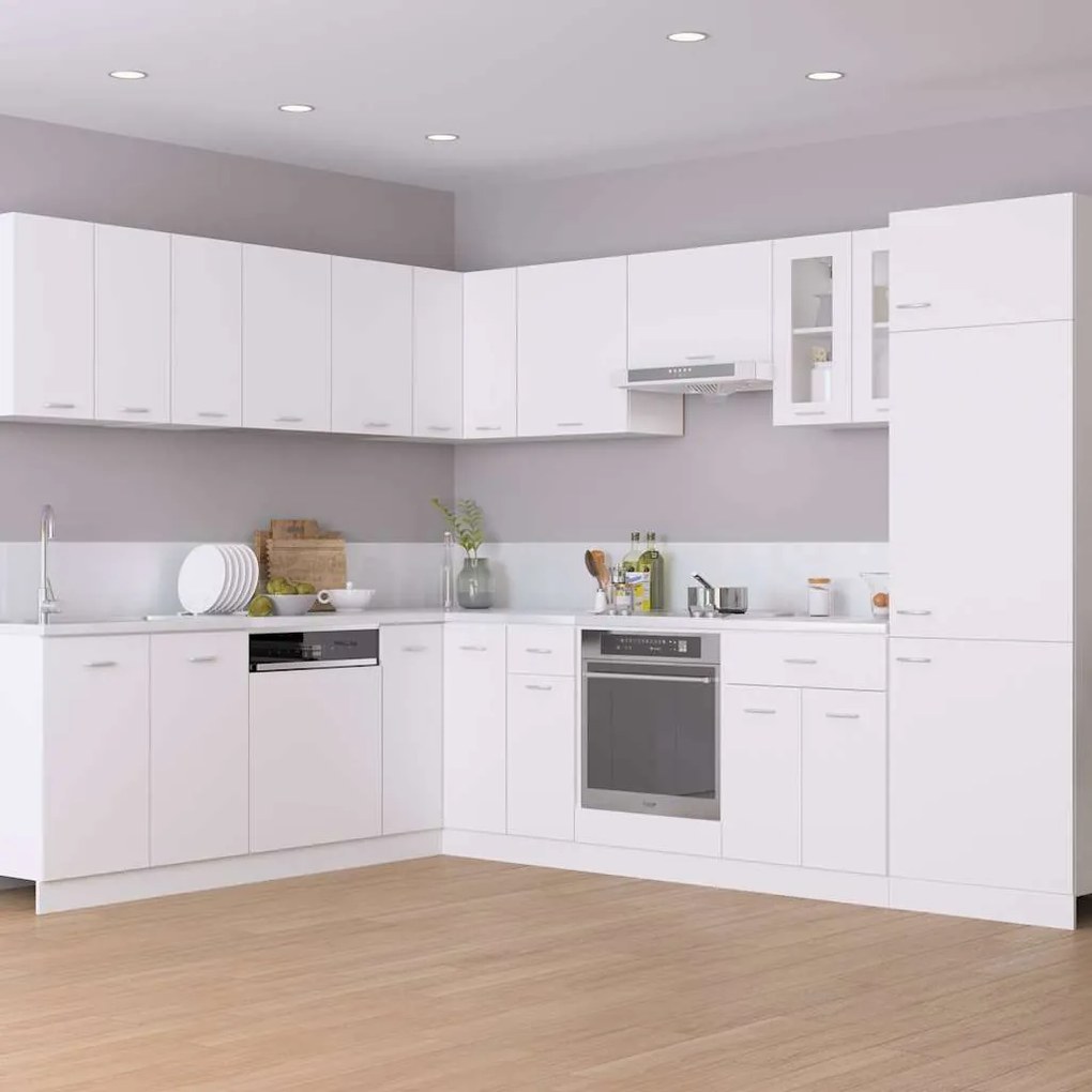 Armário para frigorífico “Lyon” 60x57x207cm branco