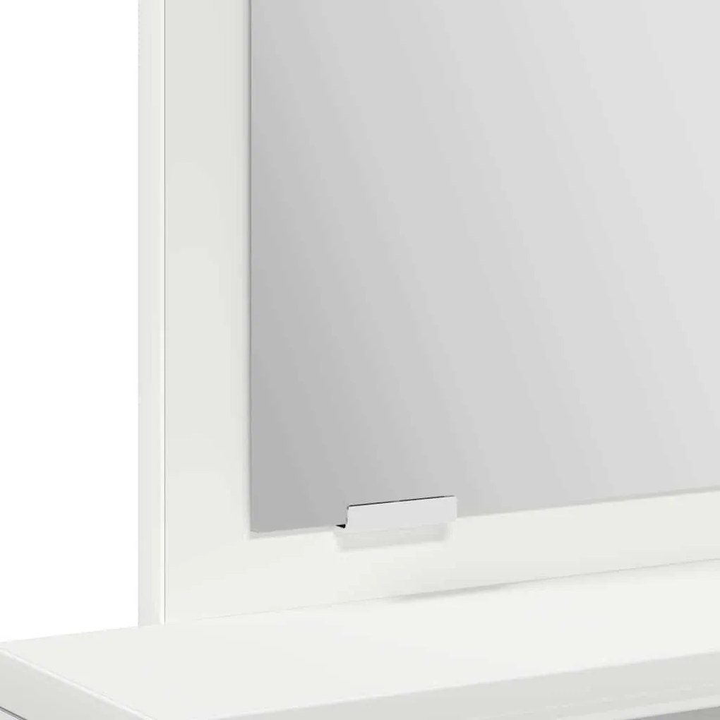 Mesa de Maquiagem vidaXL com Gavetas Branca 50x41x140 cm
