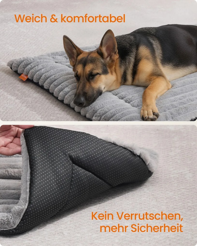 Manta para cães S 120 x 75 cm lavável na máquina cinzenta