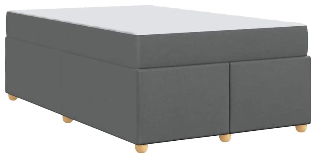 Estrutura de cama com colchão Cinzento escuro 120 x 200 cm