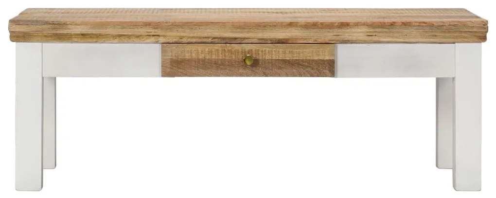 Mesa de centro 110x50x40 cm madeira de mangueira maciça