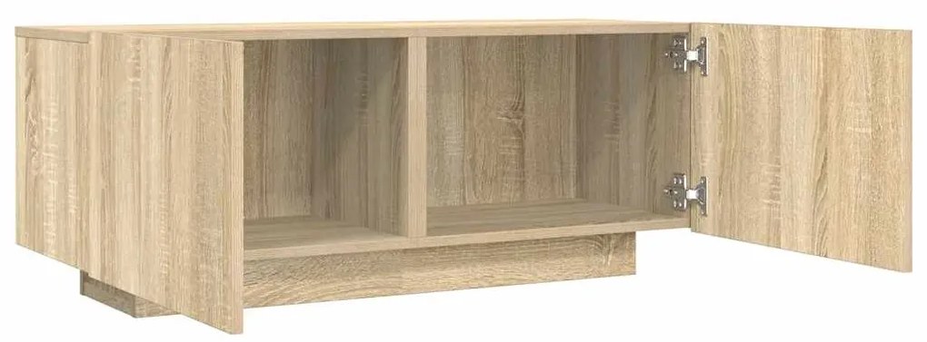 Móvel p/ TV 100x35x40cm madeira processada carvalho sonoma