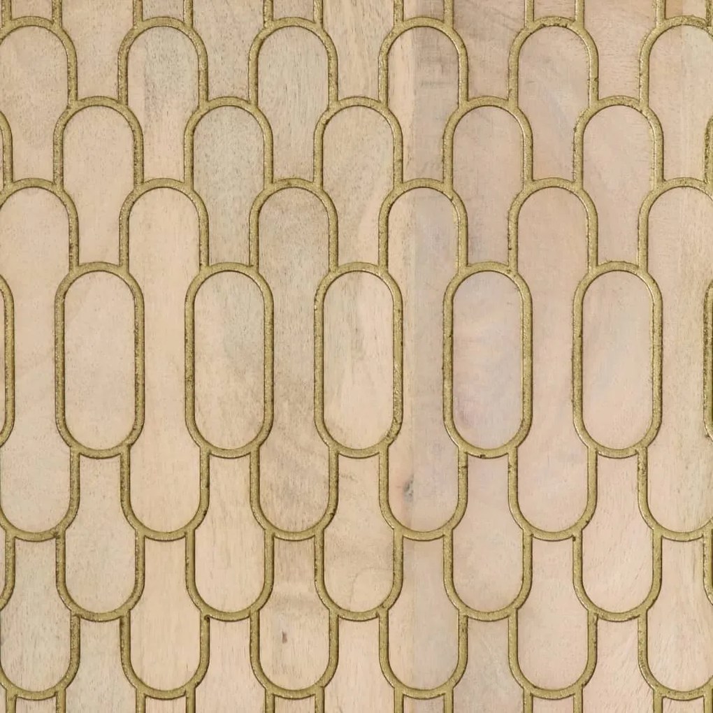 Móvel de apoio 90x33x75 cm madeira de mangueira maciça