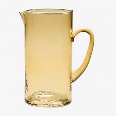 Jarra De Vidro Leomie 1,7 L Amarelo Mel - Sklum