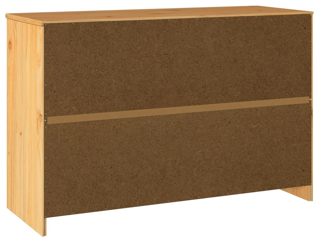 Buffet vidaXL "DRAMMEN" 114x43x75,5 cm Madeira Sólida de Pinheiro