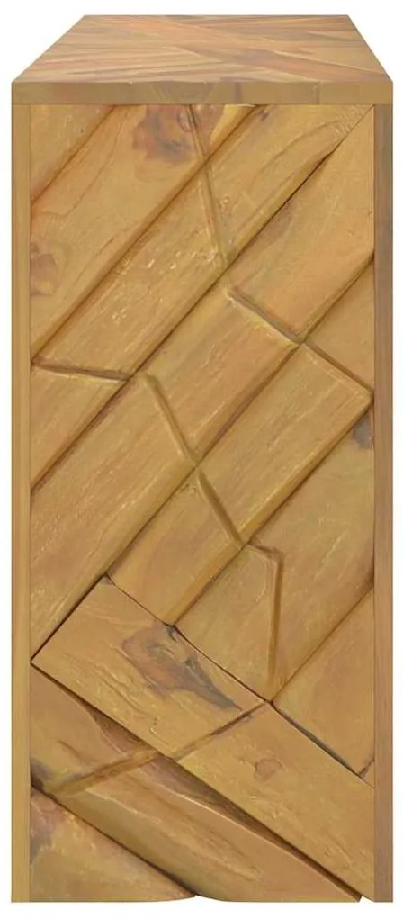 Mesa consola 110x35x75 cm madeira maciça teca