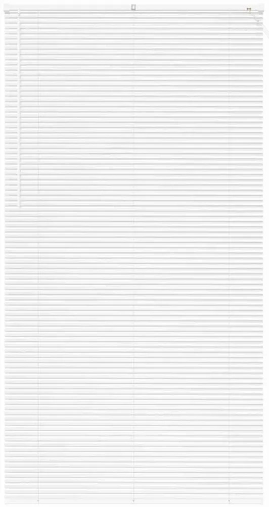 Persiana de Janela com cortinas Outros Manual Branco 80 x 130 cm Alumí