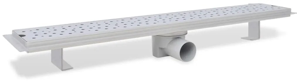 Dreno de chuveiro linear 2 pcs bolhas 730x140 mm aço inoxidável