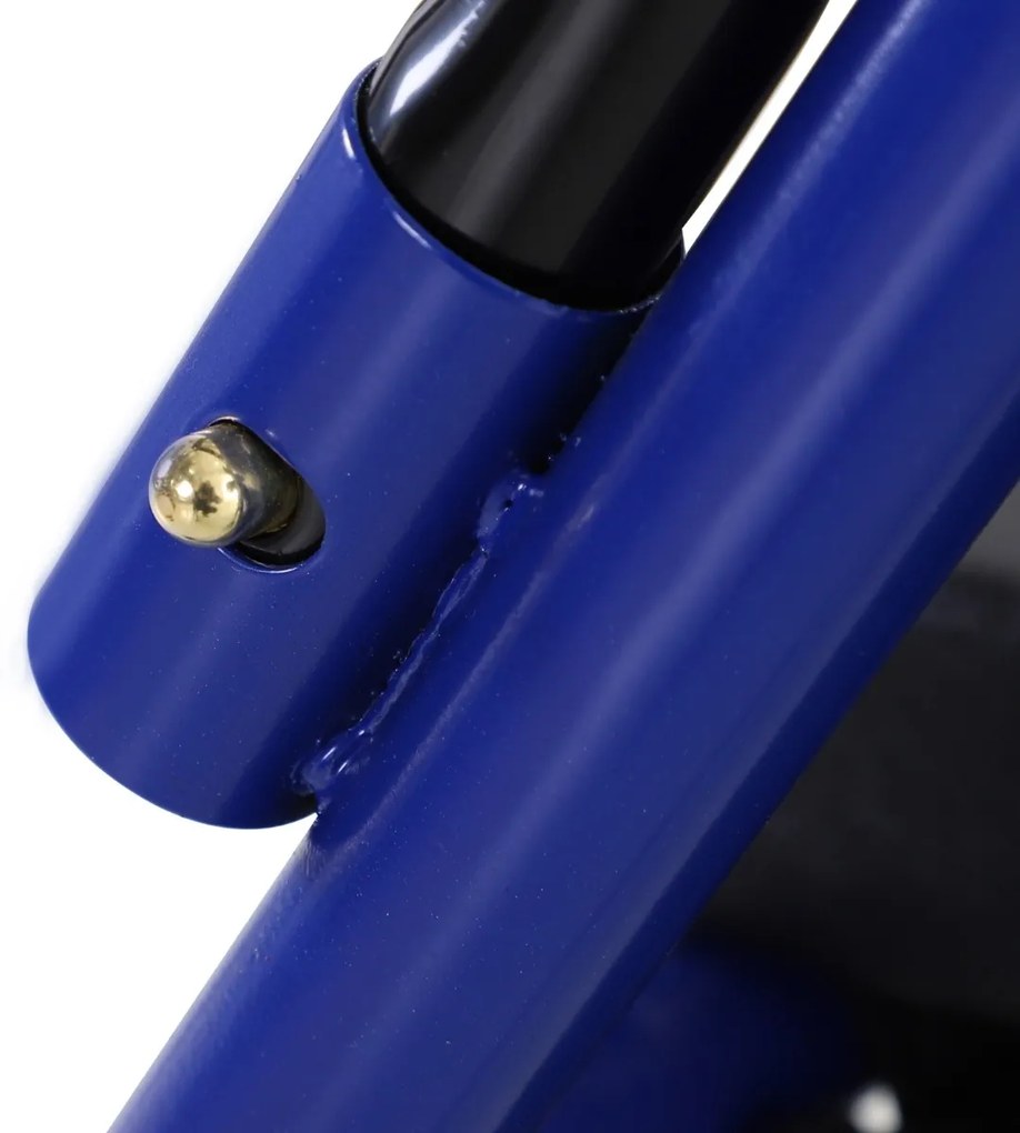 Andador adulto dobrável com freios e assento 77x55.5x84-93 cm