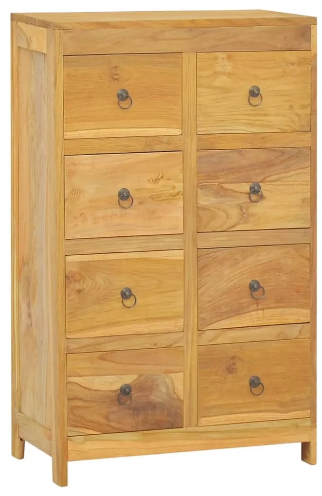 Móvel de gavetas 55x30x90 cm madeira de teca maciça