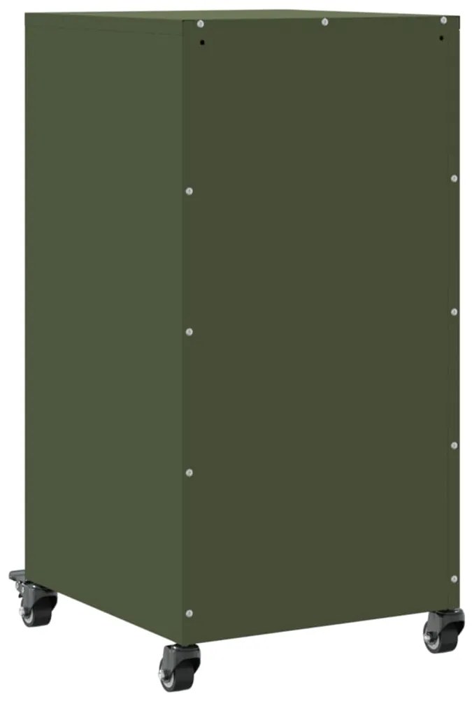 Aparador 36x39x72 cm aço verde azeitona