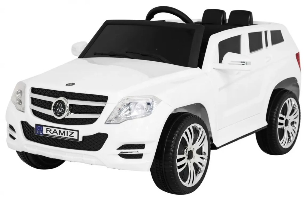 Carro elétrico para Crianças 12V City Rider Rodas de plástico Branco