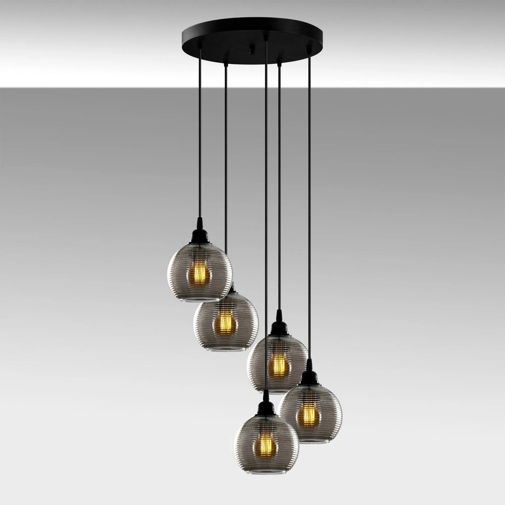 Chandelier Smoked – Fume – 50 x 50 cm