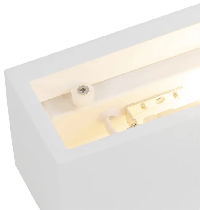 Candeeiro de parede moderno branco - Tjada Novo