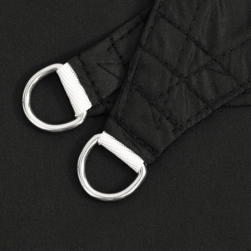 Para-sol estilo vela 2x2x2 m oxford 100% poliéster preto