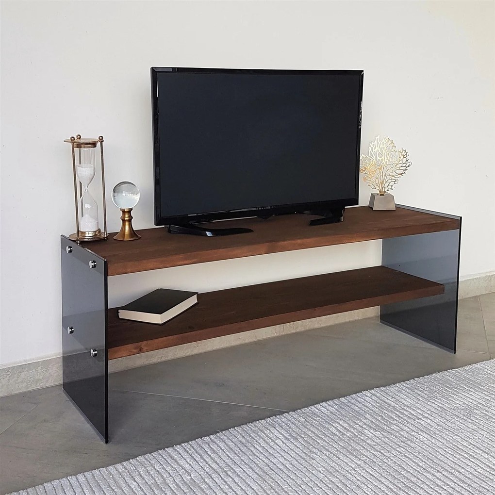 Móvel TV TV100 – Nogal – 120 cm x 45 cm x 35 cm