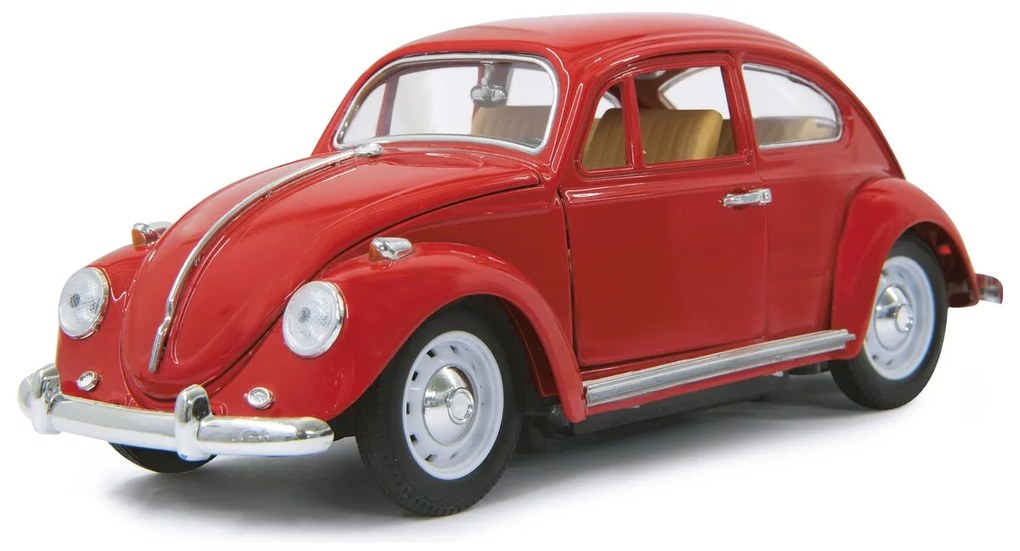 Carro telecomandado VW Beatle RC Diecast 1:18 27MHz Vermelho