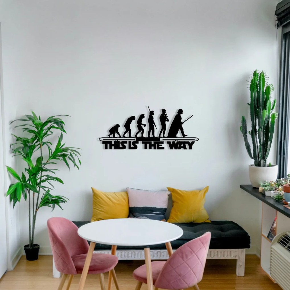 Acessório Decorativo de Parede Evrim – Preto – 69 x 30 cm