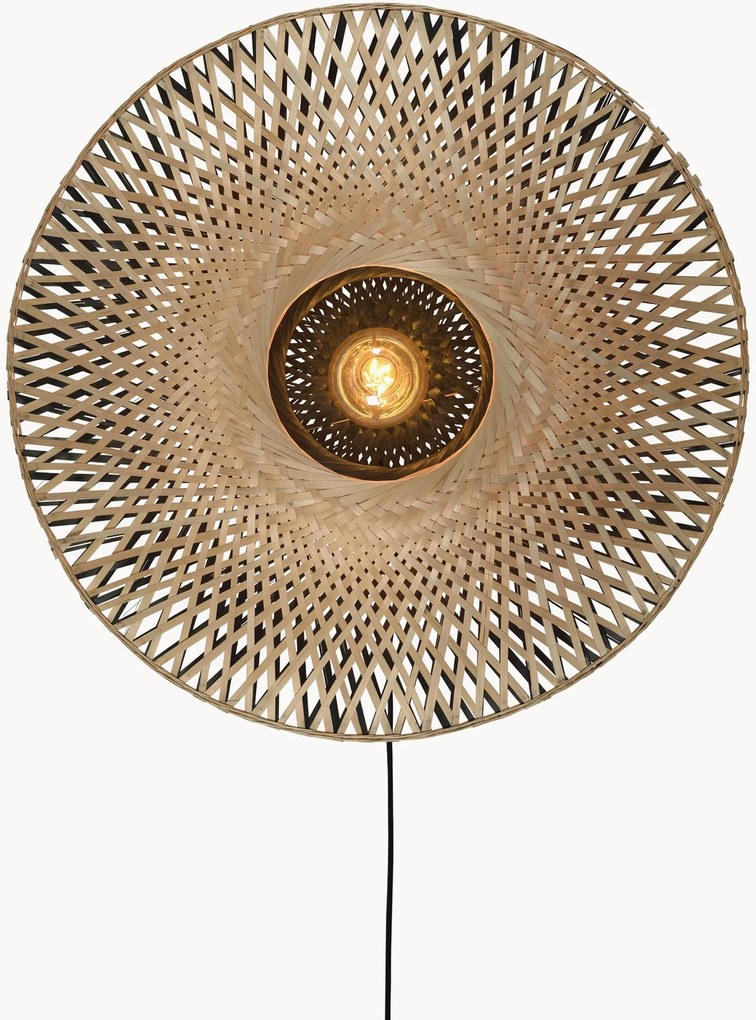 Candeeiro de parede em bambu Kalimantan