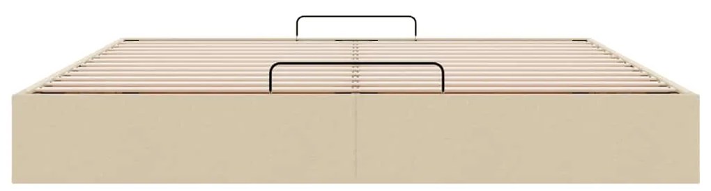 Estrutura de cama otomana sem creme de colchão 180x200cm tecido