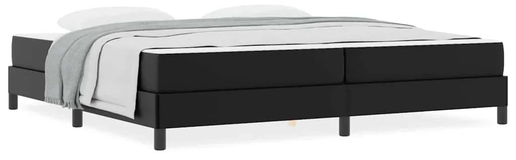 Cama Outros Preto 200 x 200 cm Couro sintético