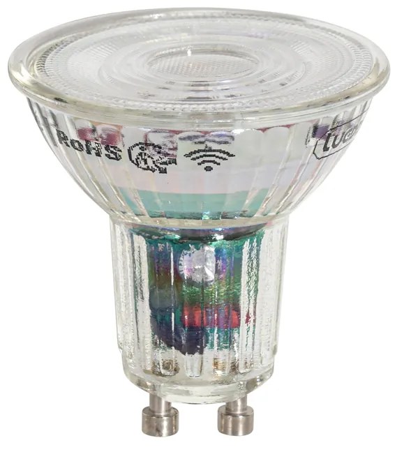 Set van 5 Smart GU10 50mm LED lampen helder 4.8W 400 lm 1800-6500K